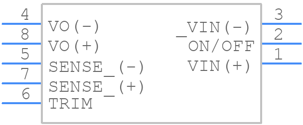 GQA2W005A240V-NP7-R - TDK Lambda - PCB symbol