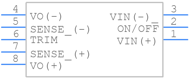 GQA2W008A150V-N07-R - TDK Lambda - PCB symbol