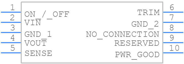 iCG05006A006V-007-R - TDK Lambda - PCB symbol