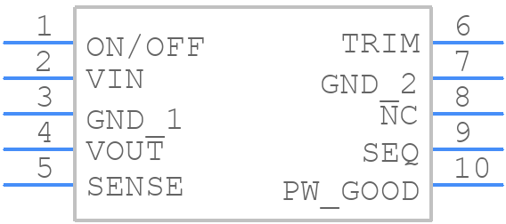 iCG12006A007V-006-R - TDK Lambda - PCB symbol