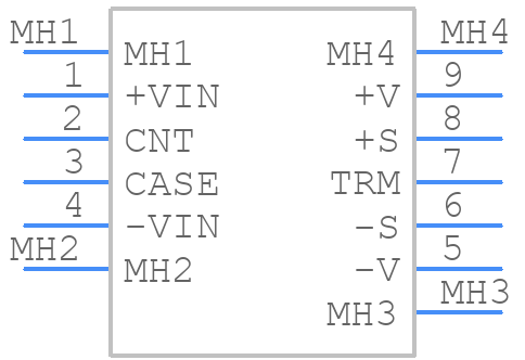 PAH300S48-12/T - TDK - PCB symbol