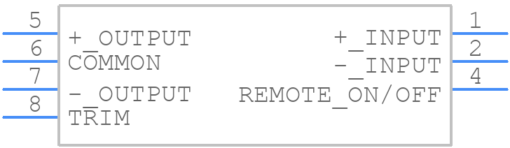PXE20-48WD05 - TDK Lambda - PCB symbol