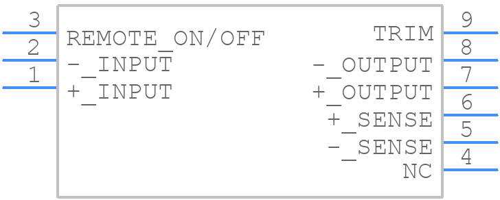 PXF40-48WS15 - TDK Lambda - PCB symbol