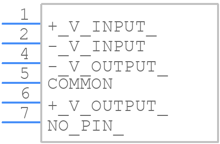 AM1DE-0512DZ - aimtec - PCB symbol