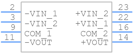 DCW08B-05 - Mean Well - PCB symbol
