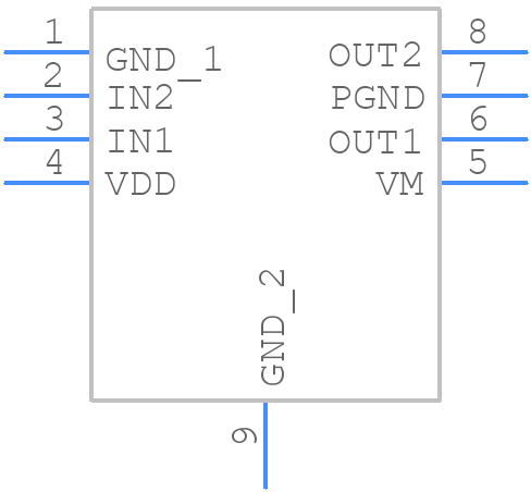 HT7K1311 - Holtek - PCB symbol