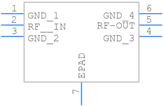 YAT-3+ - Mini-Circuits - PCB symbol