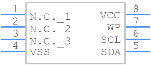 SLA24C02-D - Renesas Electronics - PCB symbol