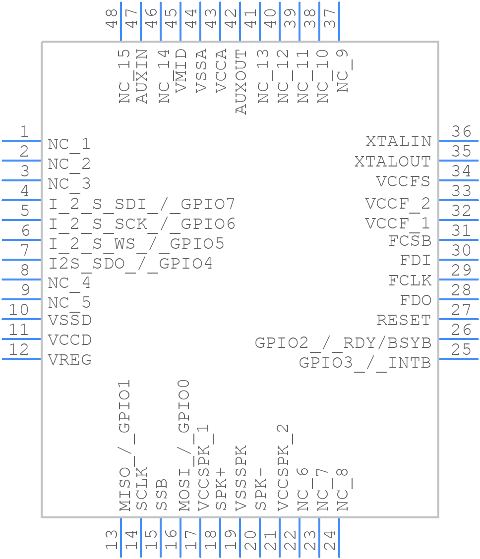 ISD3800FYI - Nuvoton - PCB symbol