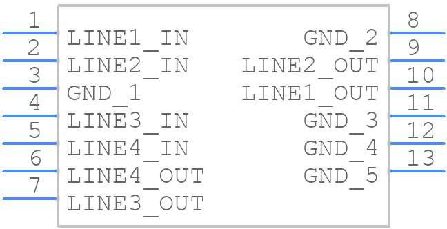 SP3374NUTG - LITTELFUSE - PCB symbol