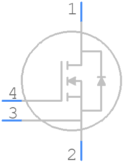 SCT4045DRC15 - ROHM Semiconductor - PCB symbol