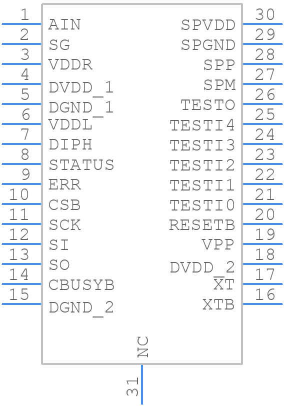 ML22Q563-NNNMB - LAPIS SEMICONDUCTOR - PCB symbol