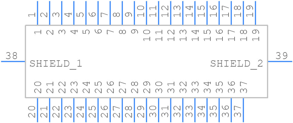 MD37M5R700Z/AA - Amphenol - PCB symbol
