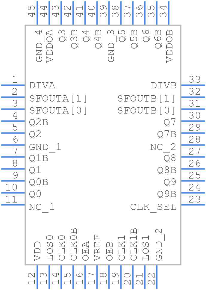 SI53302-B-GMR - Skyworks - PCB symbol