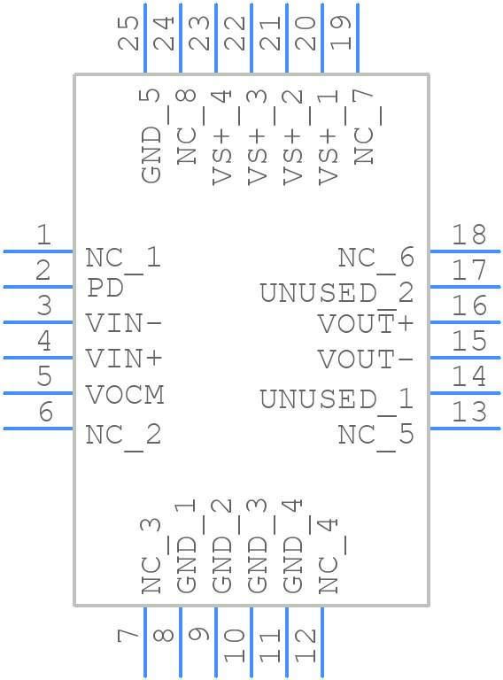 THS770006IRGET - Texas Instruments - PCB symbol