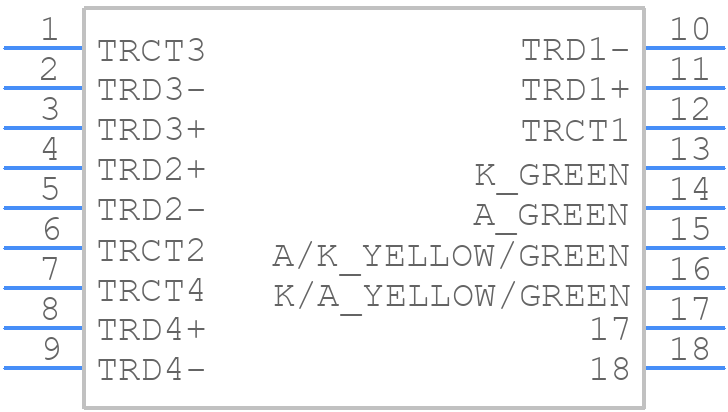 0826-1K1T-43-F - Bel - PCB symbol