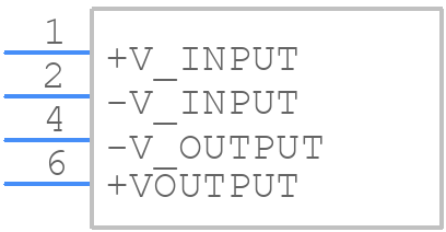 SIM2-1205S-SIL7 - AIM - PCB symbol