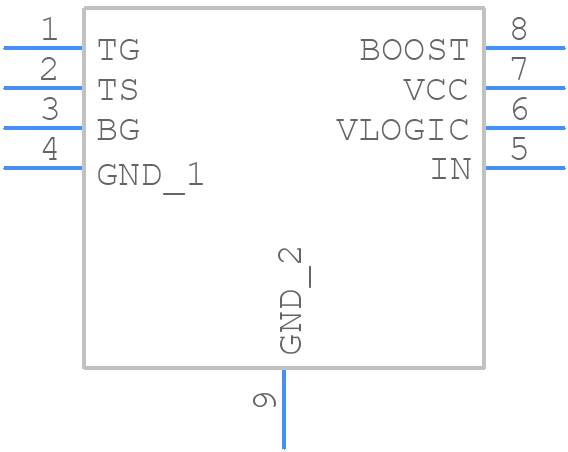 LTC4442EMS8E-1#PBF - Analog Devices - PCB symbol