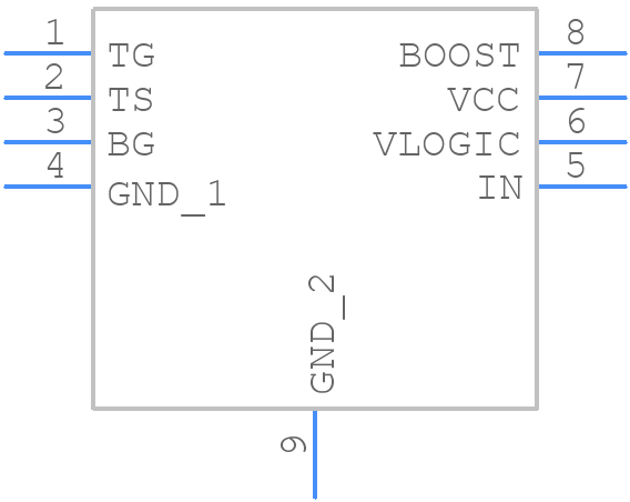 LTC4442IMS8E#PBF - Analog Devices - PCB symbol