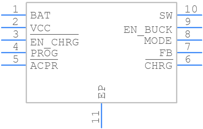 LTC4080EDD#TRPBF - Analog Devices - PCB symbol