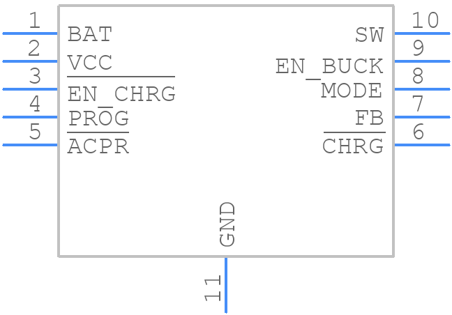 LTC4080EMSE#TRPBF - Analog Devices - PCB symbol