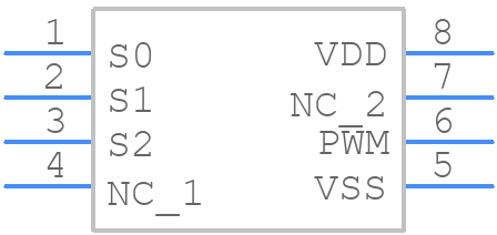 HCS200/SN - Microchip - PCB symbol