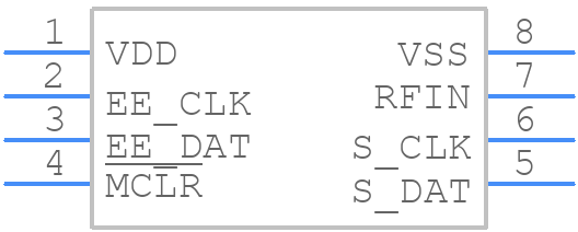 HCS500-I/SM - Microchip - PCB symbol