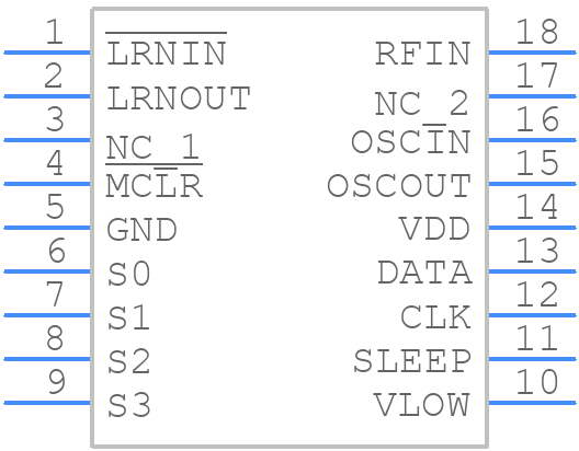 HCS512/SO - Microchip - PCB symbol