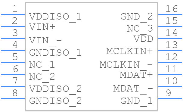ISOSD61LTR - STMicroelectronics - PCB symbol