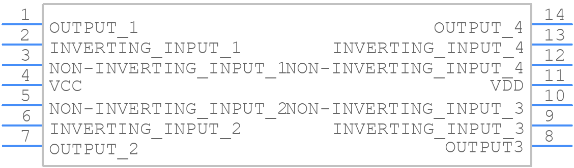 TSV324IYPT - STMicroelectronics - PCB symbol