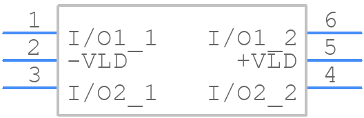 DSL04-018SC6 - STMicroelectronics - PCB symbol
