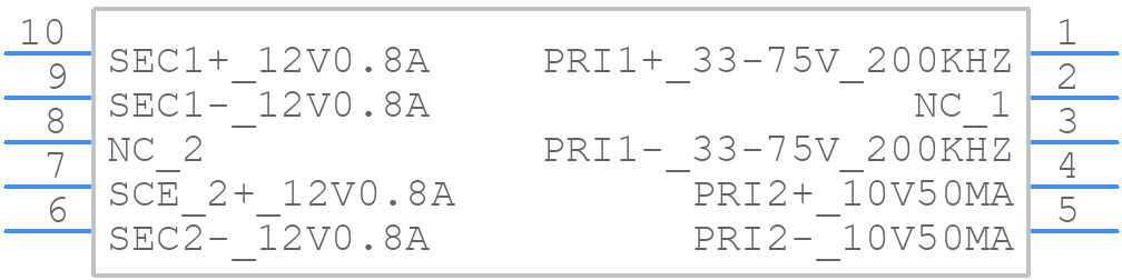 PA5000.003NLT - Yageo Group - PCB symbol