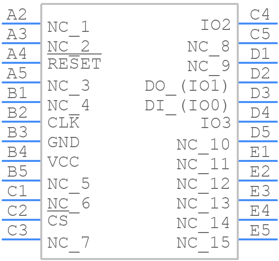 W25M512JVBIQ - Winbond - PCB symbol