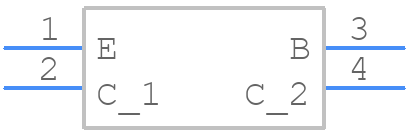 PBSS4240XF - Nexperia - PCB symbol