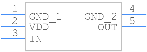MCP1402T-E/OT - Microchip - PCB symbol