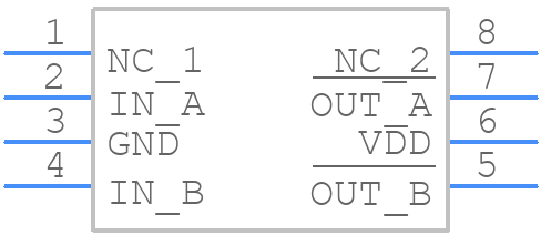 MCP1403-E/SN - Microchip - PCB symbol