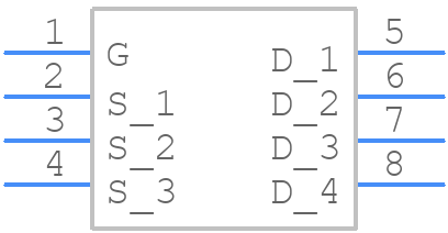 SIJH600E-T1-GE3 - Vishay - PCB symbol