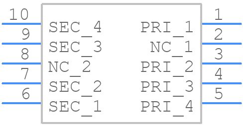 PA5111.002NLT - Yageo Group - PCB symbol