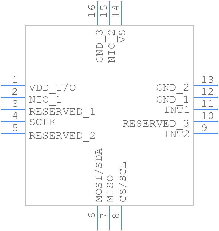ADXL373BCCZ-RL - Analog Devices - PCB symbol