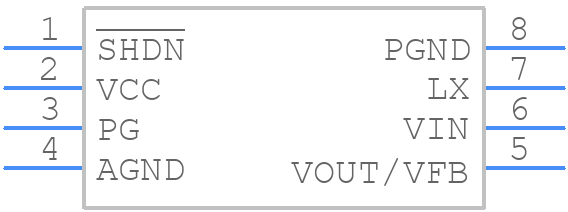 MCP1602-ADJI/MS - Microchip - PCB symbol