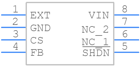 MCP1650R-E/MS - Microchip - PCB symbol