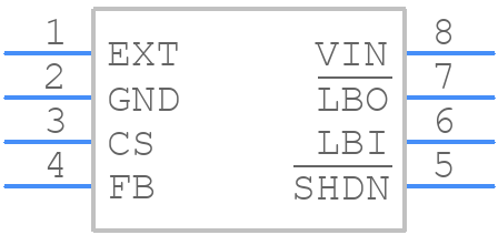 MCP1651R-E/MS - Microchip - PCB symbol