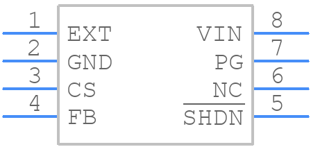MCP1652R-E/MS - Microchip - PCB symbol