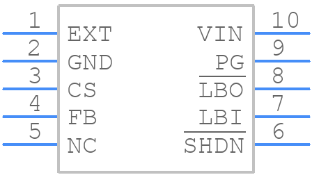 MCP1653R-E/UN - Microchip - PCB symbol