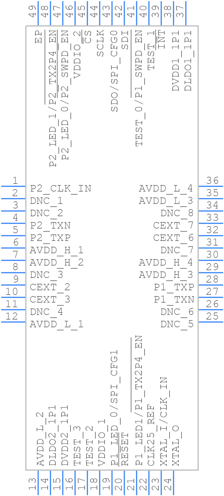 ADIN2111CCPZ - Analog Devices - PCB symbol