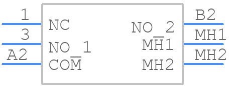 MHS133 - Apem - PCB symbol