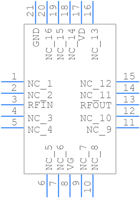 QPA2598TR7 - Qorvo - PCB symbol