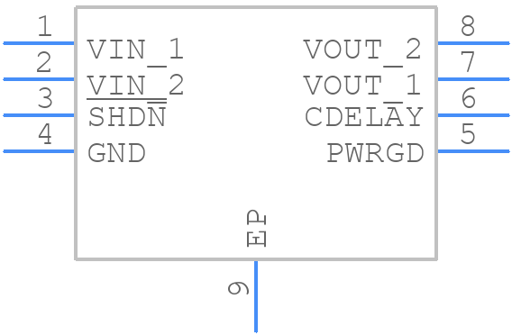 MCP1726-1802E/MF - Microchip - PCB symbol
