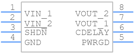 MCP1726-1802E/SN - Microchip - PCB symbol