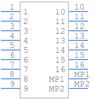 105405-1116 - Molex - PCB symbol